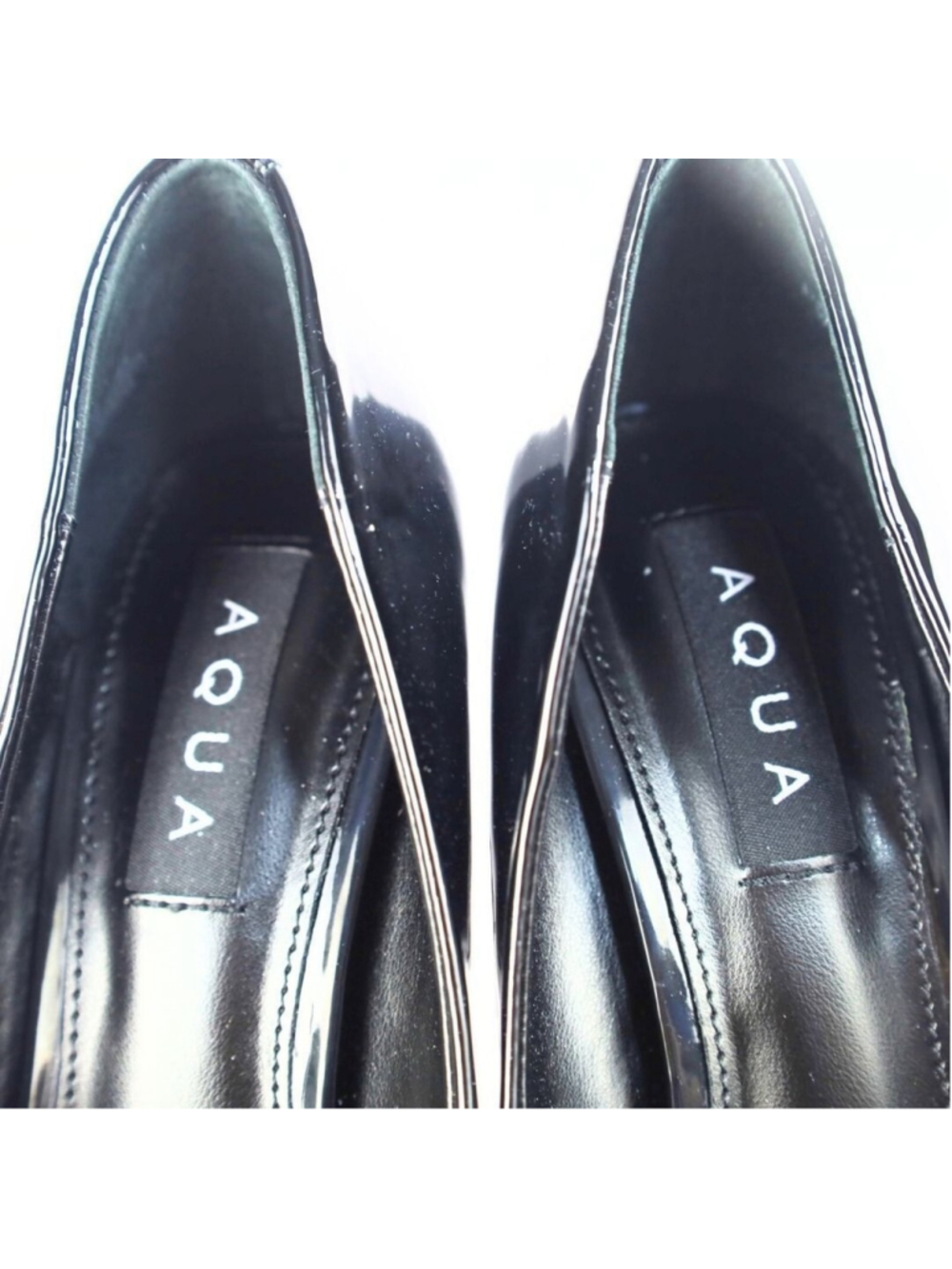 AQUA Women's Brit Pointed Toe Pumps Black - Size 7 - Picture 4 of 11